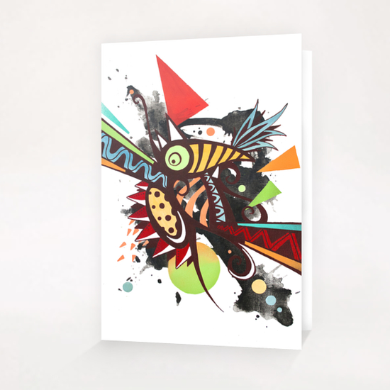 Fragmented incandescent nature Greeting Card & Postcard by Skount