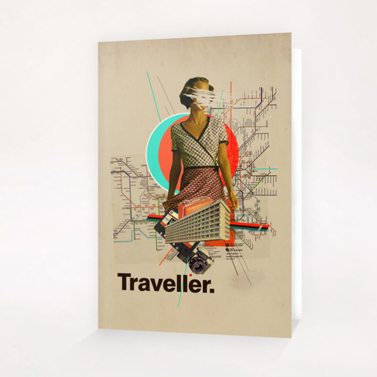 Traveller Greeting Card & Postcard by Frank Moth