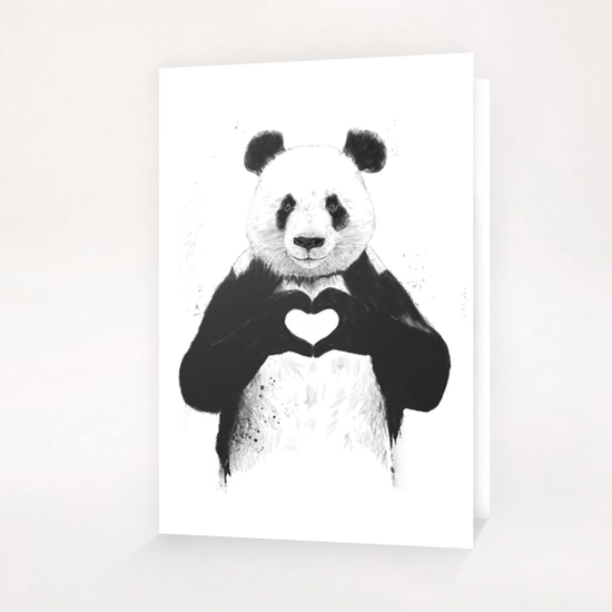All you need is love Greeting Card & Postcard by Balazs Solti