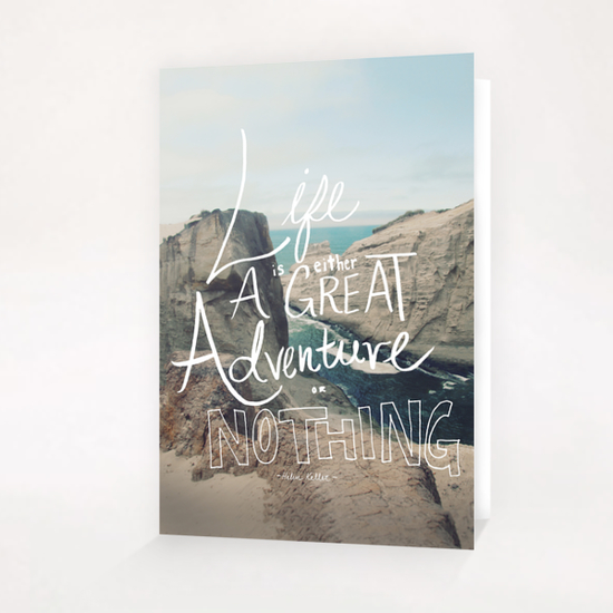 Great Adventure Greeting Card & Postcard by Leah Flores