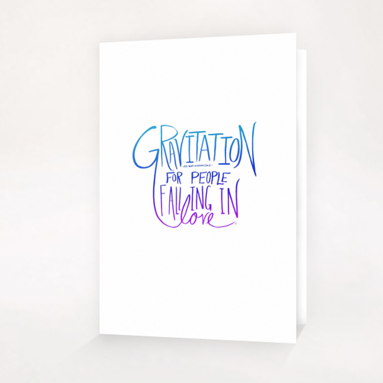 Gravitation Greeting Card & Postcard by Leah Flores