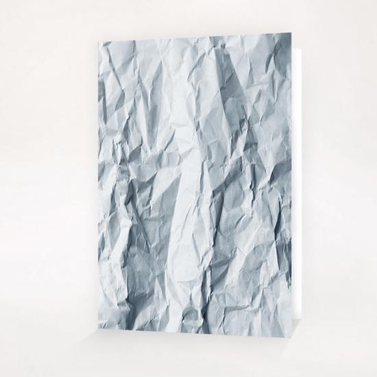 Wrinkled paper Greeting Card & Postcard by Alexandre Ibáñez