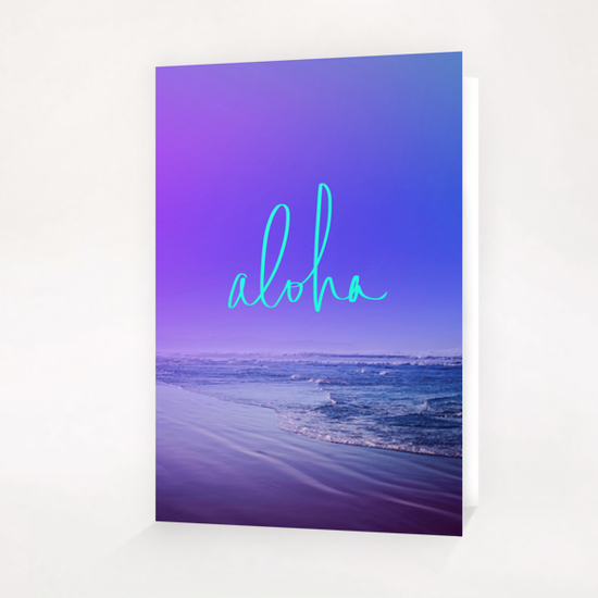 Aloha Greeting Card & Postcard by Leah Flores