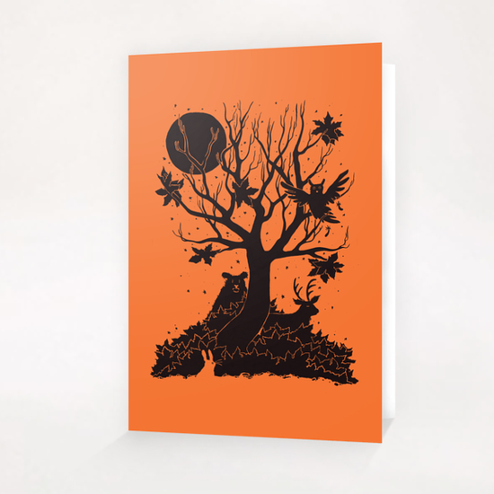 Autumn Forest Greeting Card & Postcard by Tobias Fonseca