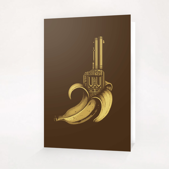 Banana Gun Greeting Card & Postcard by Enkel Dika