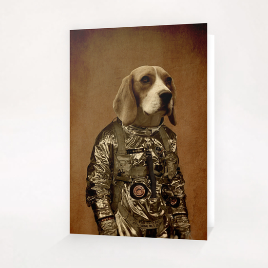 Beagle Greeting Card & Postcard by durro art