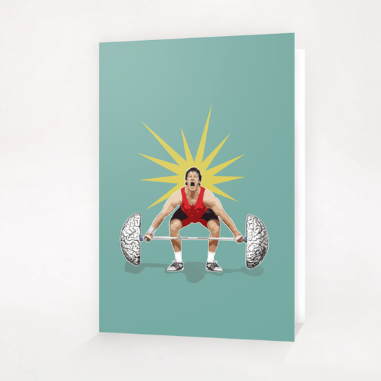 Brainlifting Greeting Card & Postcard by Alex Xela