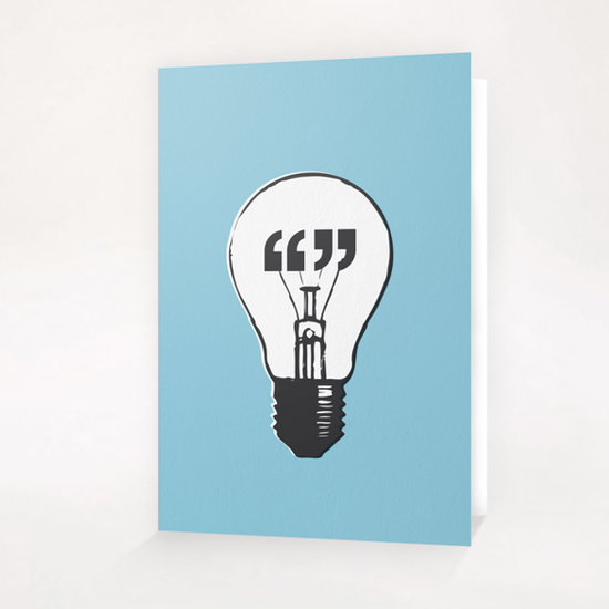 Bright Bulb Greeting Card & Postcard by Alex Xela