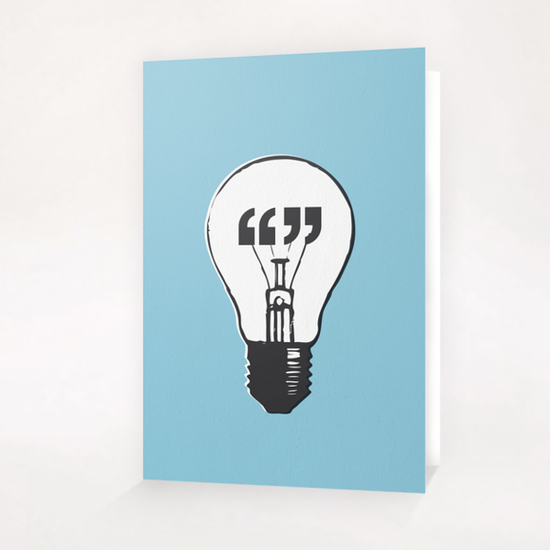 Bright Bulb Greeting Card & Postcard by Alex Xela