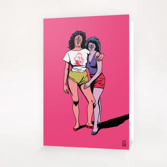Sisters Greeting Card & Postcard by Lucile Godard