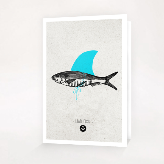 Liar Fish Greeting Card & Postcard by Alfonse