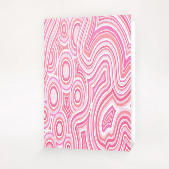 Pink Color Burst Greeting Card & Postcard by ShinyJill