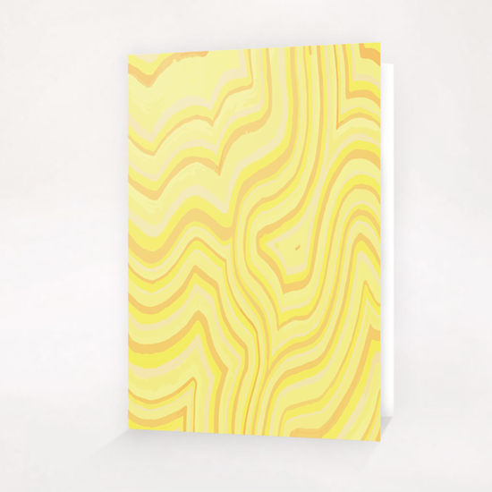 Yellow Color Burst Greeting Card & Postcard by ShinyJill