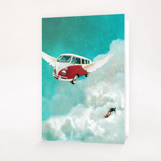 Sky-surf Greeting Card & Postcard by tzigone
