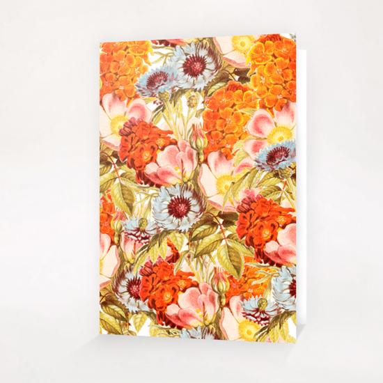 Coral Bloom Greeting Card & Postcard by Uma Gokhale
