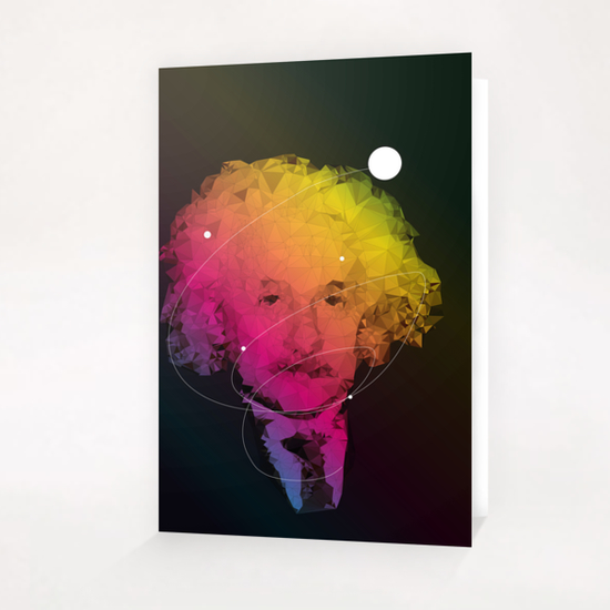 Einstein Greeting Card & Postcard by Vic Storia