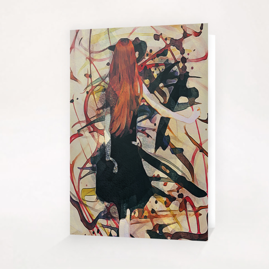 Abstract - Expression Greeting Card & Postcard by Galen Valle