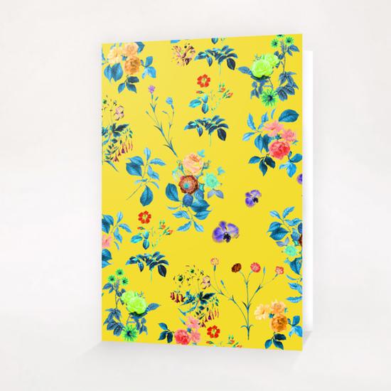 Floral Shower II Greeting Card & Postcard by Uma Gokhale