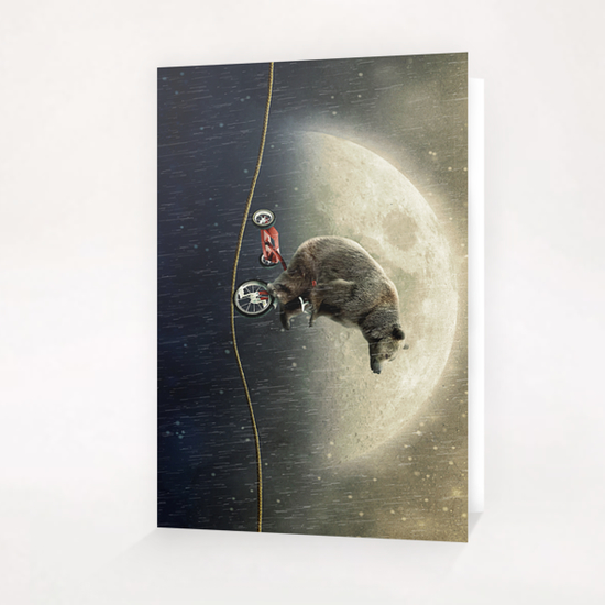 Balancing Act (Under the Weather) Greeting Card & Postcard by Seamless