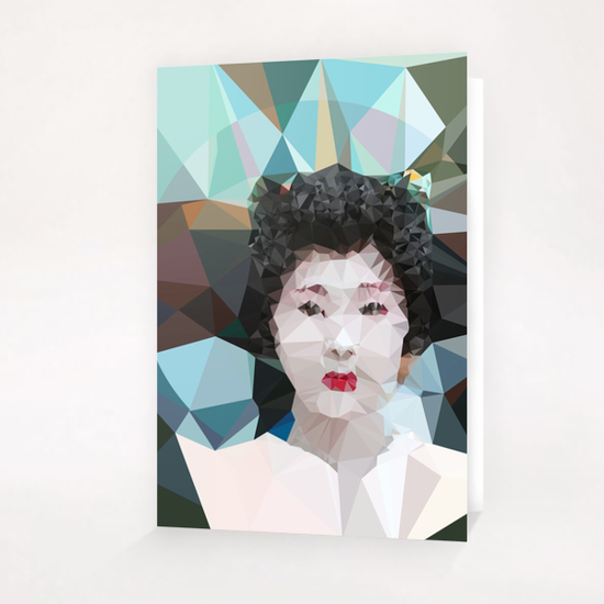 Geisha Greeting Card & Postcard by Vic Storia