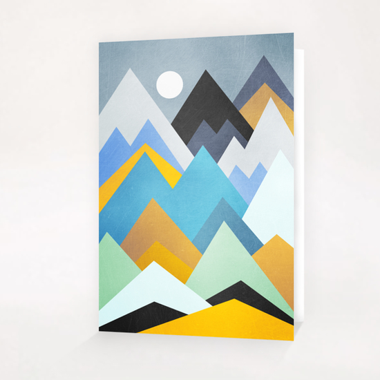 Golden Winter Greeting Card & Postcard by Elisabeth Fredriksson