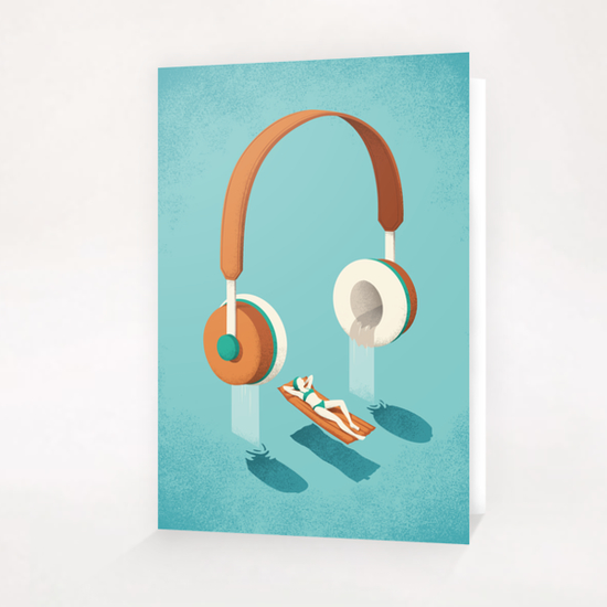 Flowing Greeting Card & Postcard by Andrea De Santis