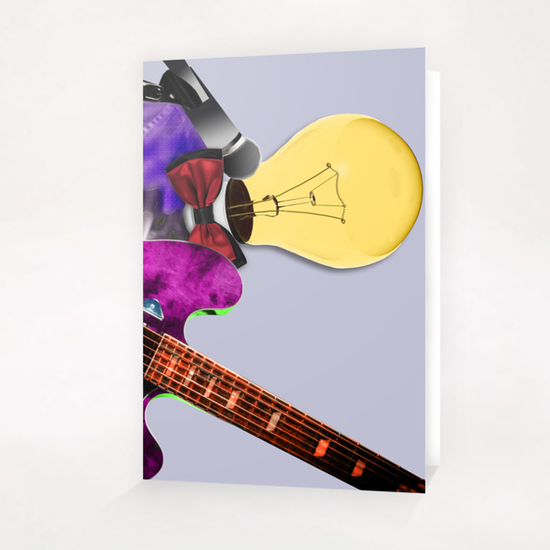 Guitarist Greeting Card & Postcard by Kapoudjian