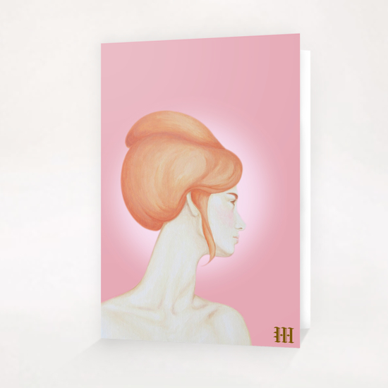 Hortense Greeting Card & Postcard by Mathilde MILLERANT