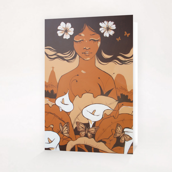 Ipanema Greeting Card & Postcard by Ursula X Young