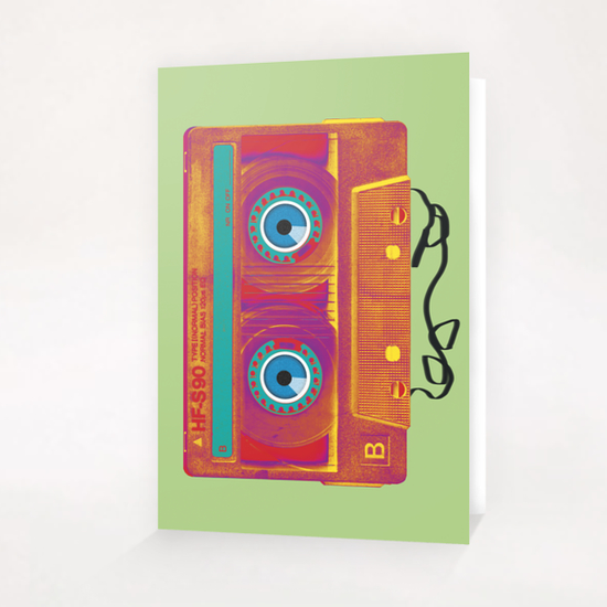 Top Tape Greeting Card & Postcard by Alex Xela