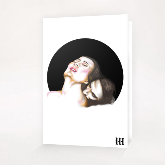 Les passionnés Greeting Card & Postcard by Mathilde MILLERANT