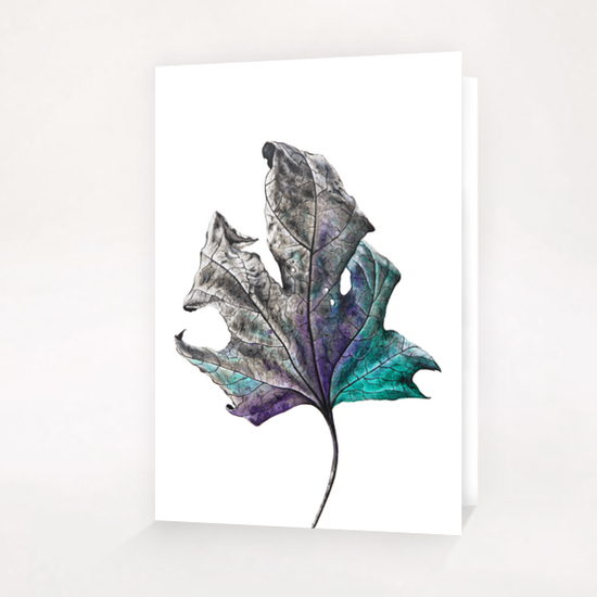 Leaf Greeting Card & Postcard by Nika_Akin