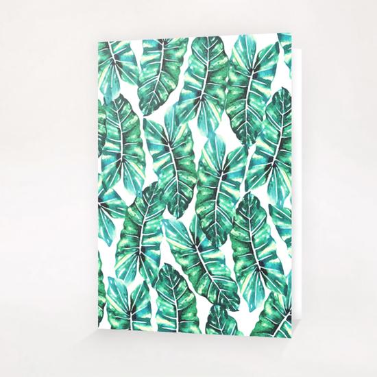 Leafy Wonder V2 Greeting Card & Postcard by Uma Gokhale