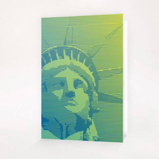 Statue of Liberty Greeting Card & Postcard by Vic Storia