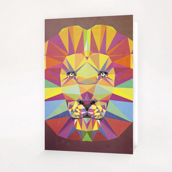 Lion Circus Greeting Card & Postcard by Vic Storia