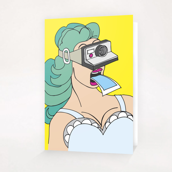 Miss Bipolar Greeting Card & Postcard by Yann Tobey