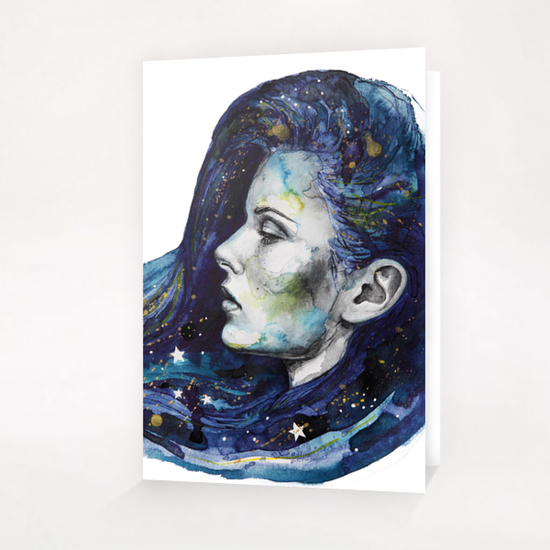 Starry Greeting Card & Postcard by Nika_Akin