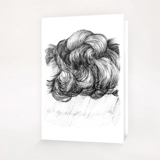 dark clouds Greeting Card & Postcard by maya naruse