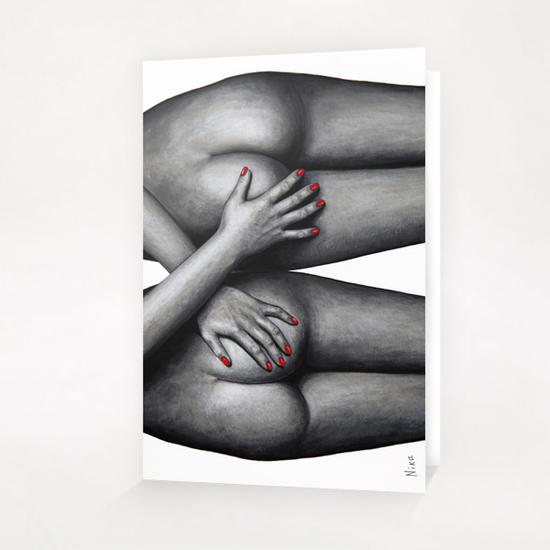 Nude Greeting Card & Postcard by Nika_Akin