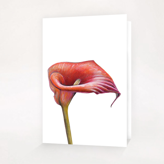 Flower Greeting Card & Postcard by Nika_Akin