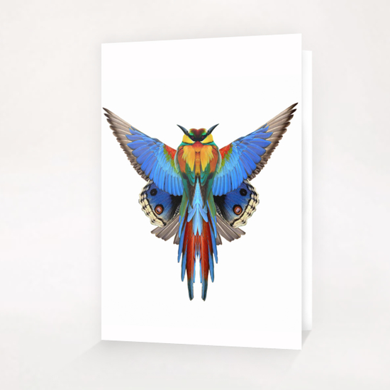 Patchwork Owl Greeting Card & Postcard by Mik Mak