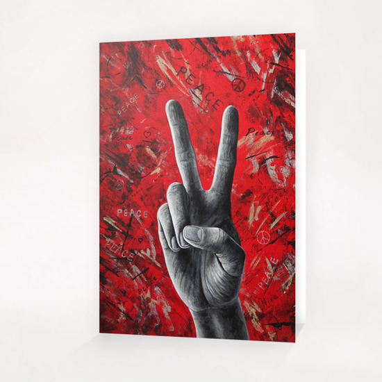 Peace Greeting Card & Postcard by Nika_Akin