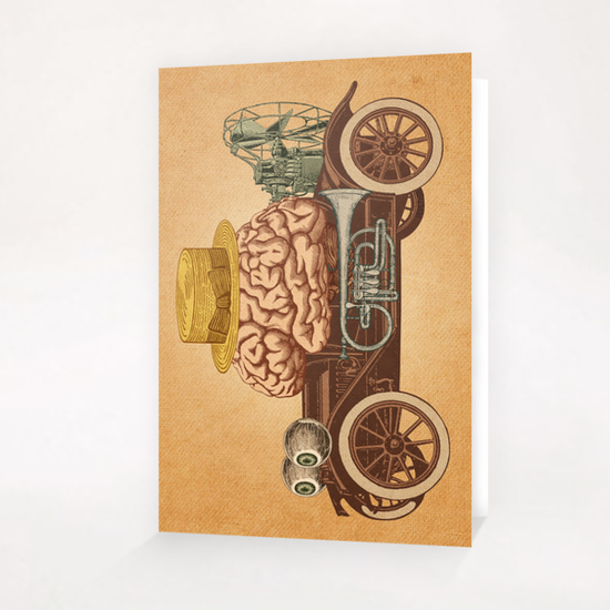 Intelligen Car Greeting Card & Postcard by Pepetto