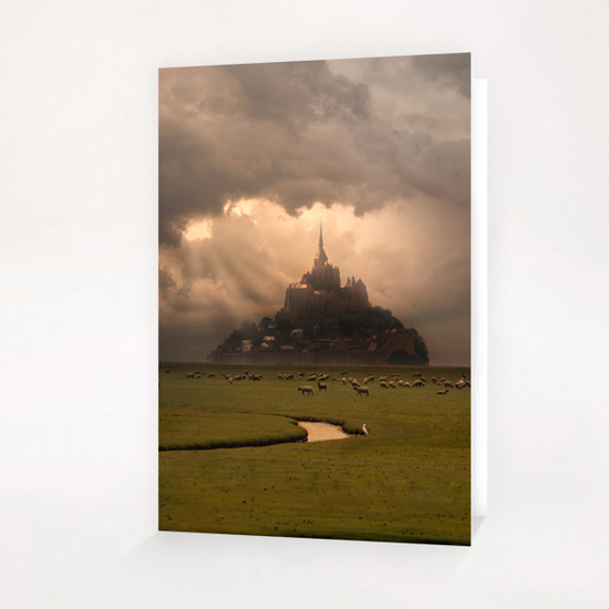 Saint Michel in the evening sun Greeting Card & Postcard by Jarek Blaminsky