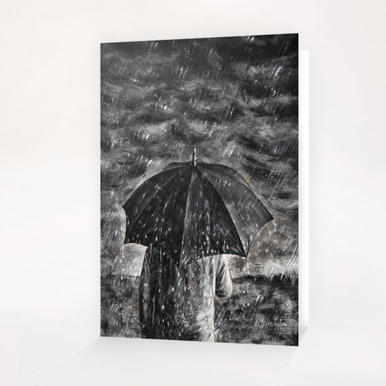 Rain Greeting Card & Postcard by Nika_Akin
