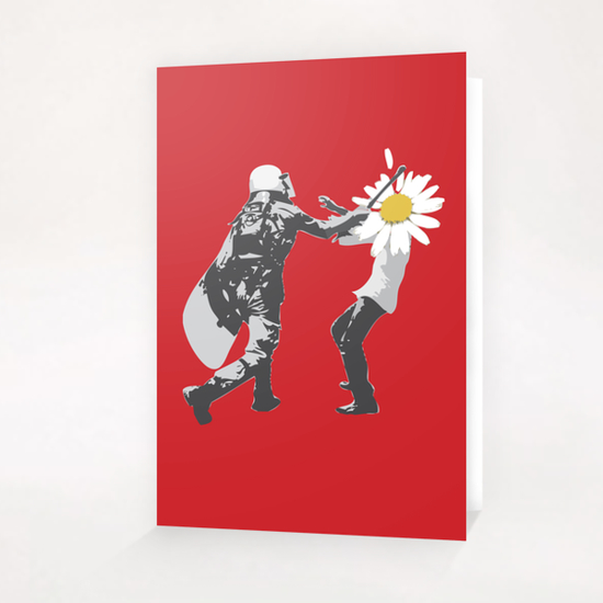 Flower Riot Greeting Card & Postcard by tzigone