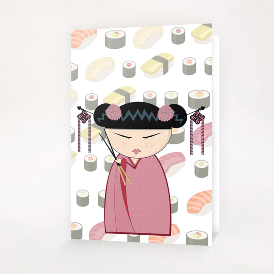 Sushi koksehi Greeting Card & Postcard by PIEL Design