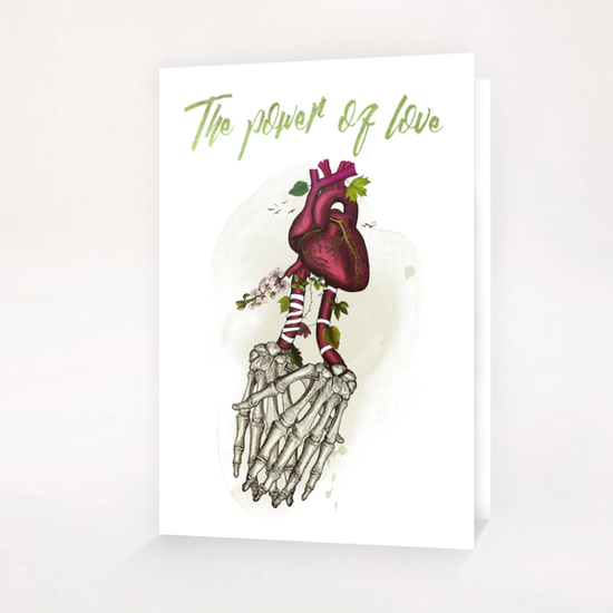the power of love Greeting Card & Postcard by Sybille