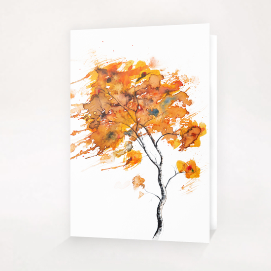 Tree Greeting Card & Postcard by Nika_Akin
