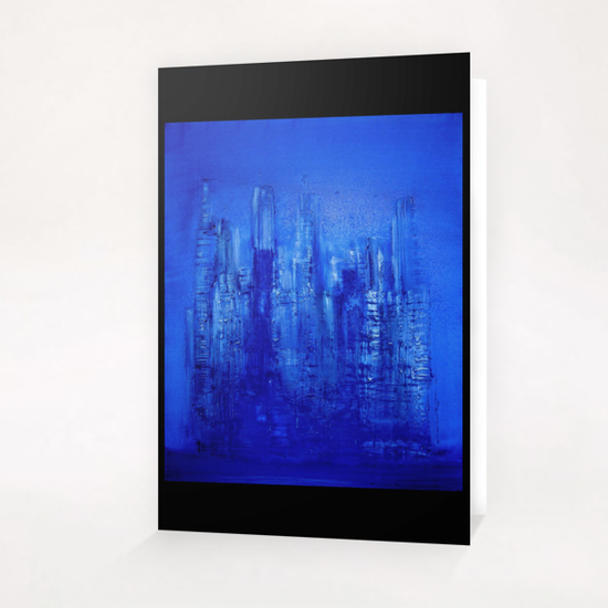 Blue construction Greeting Card & Postcard by di-tommaso